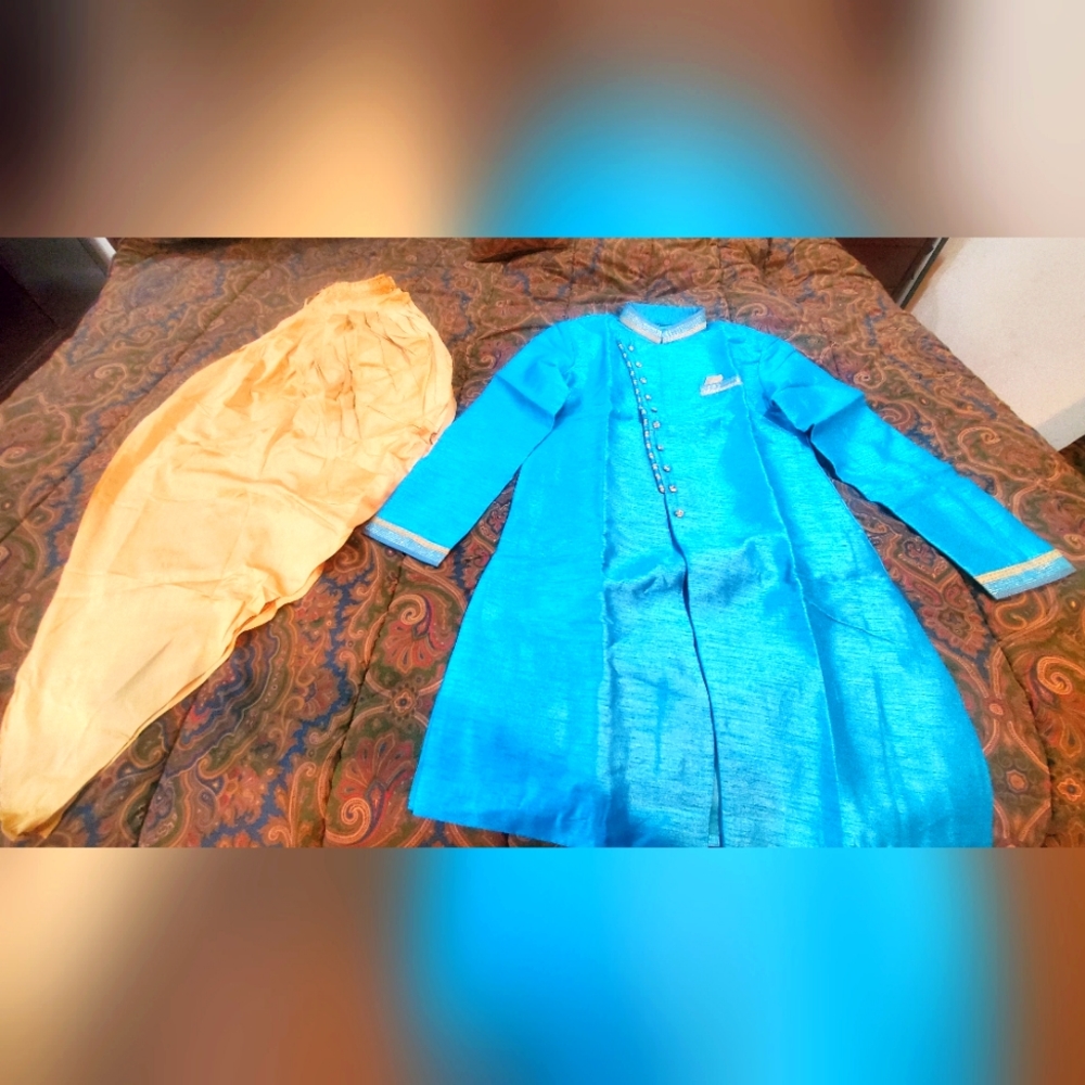 Sherwani/Punjabi Suit Party/Wedding/Eid (Medium)